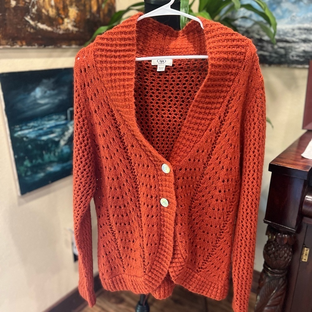 Cato button up sweater size 18/20 in GUC